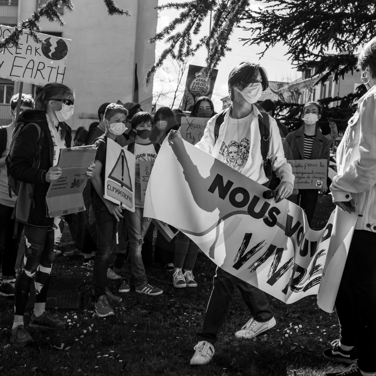 27 mars 2021 : Manifestation des jeunes pour le climat à Gap