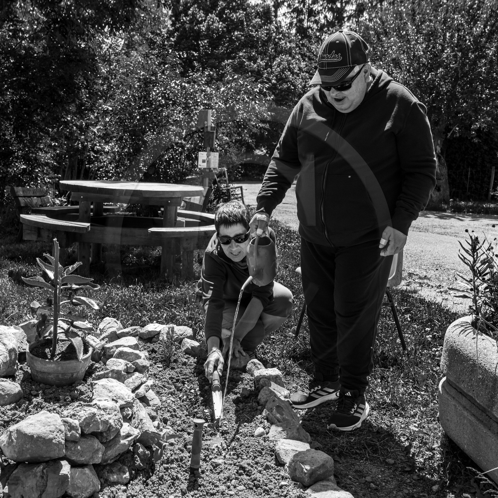 12 juin 2024 : création d'un jeu et jardinage