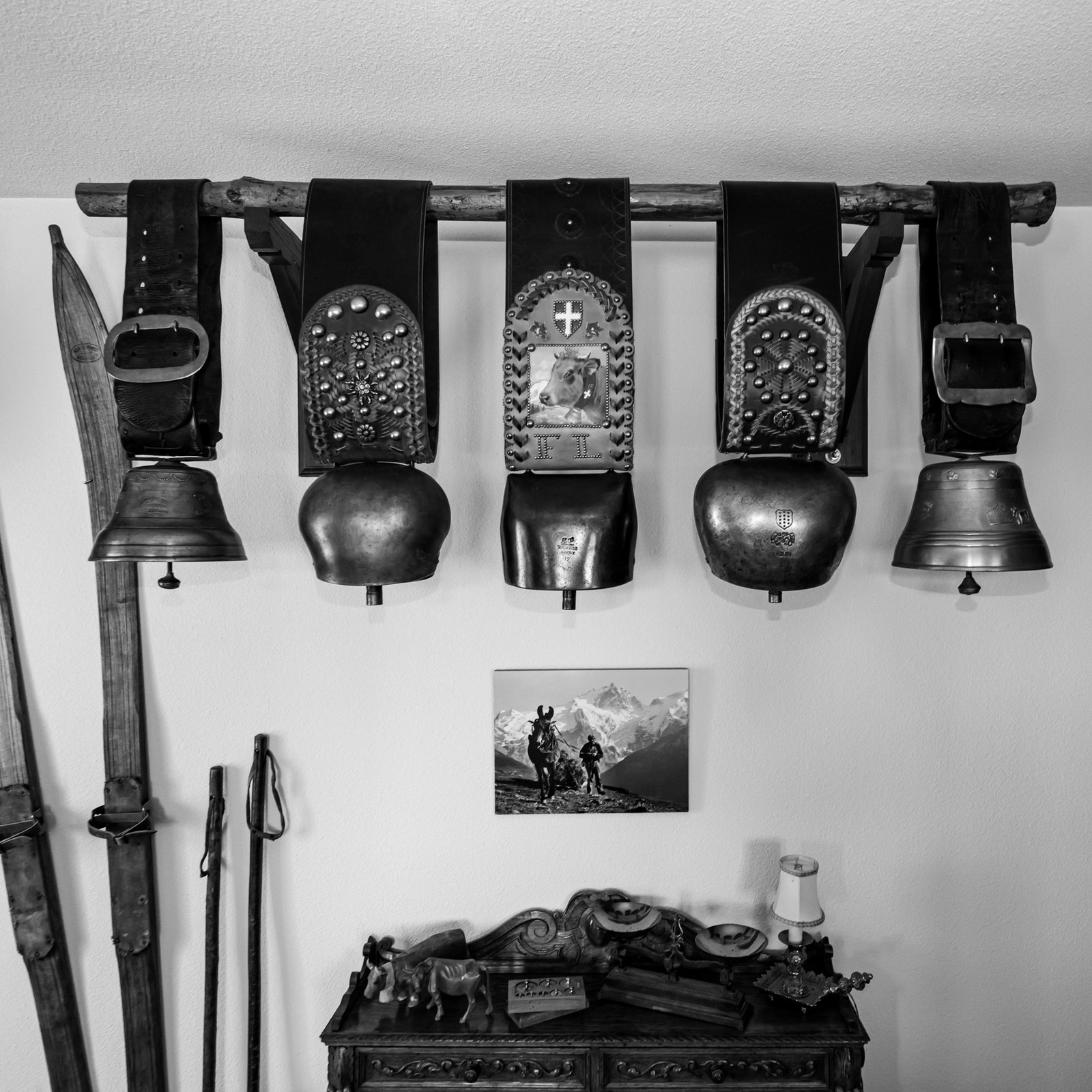 Collection de cloches - Exposition à la Maison du Berger