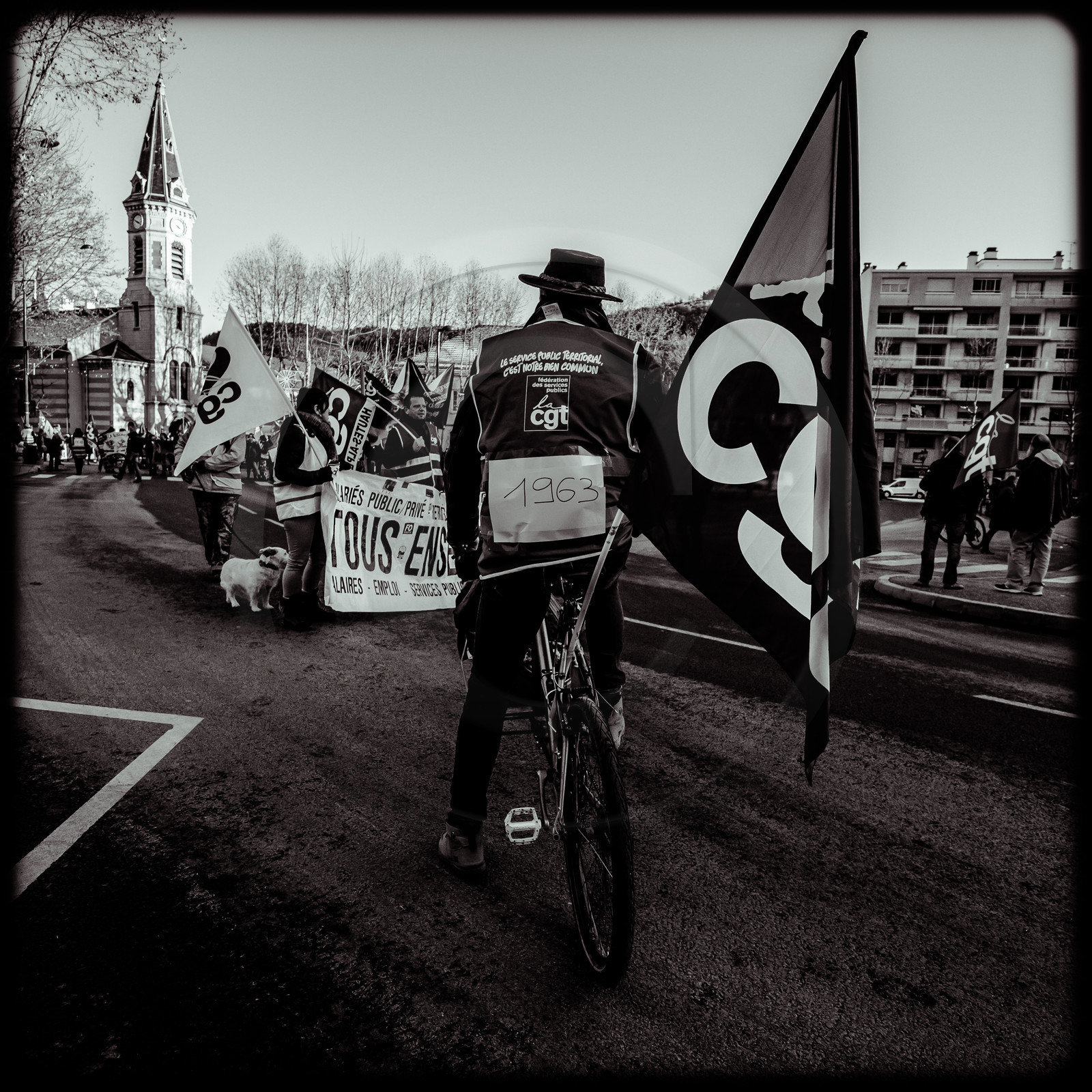 Manifestation à Gap le 12 décembre 2019.