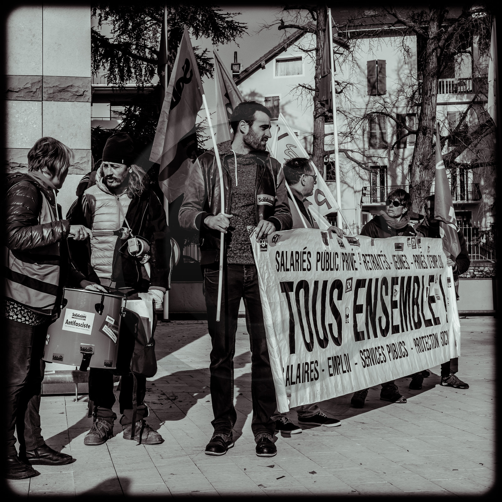 Manifestation pour la défense des retraites - Gap - 06 février  2020.