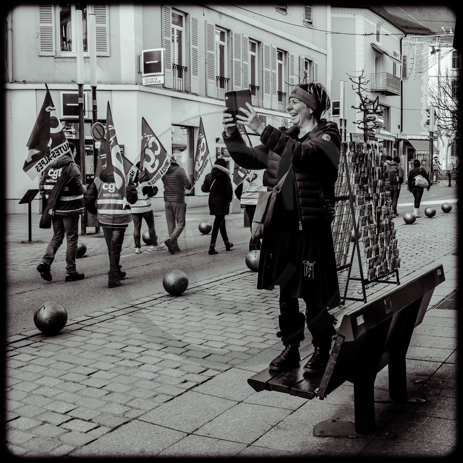 Manifestation pour la défense des retraites - Gap - 06 février  2020.