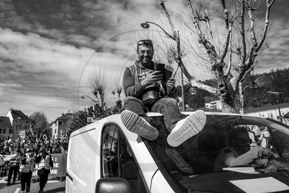 6 avril 2023 : Manifestation contre la réforme des retraites à Gap