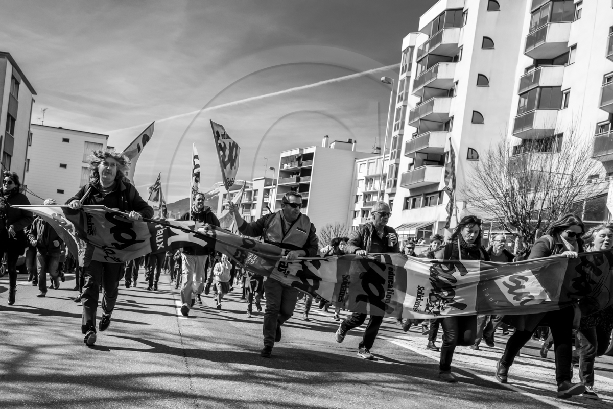 16 mars 2023 : Manifestation contre la réforme des retraites à Gap