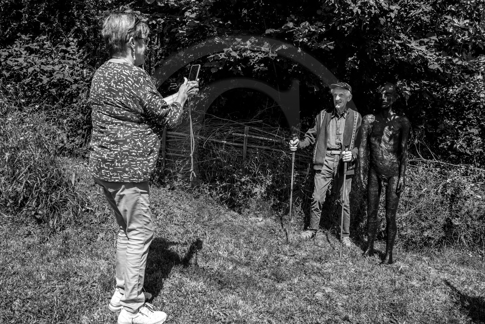 03 juillet 2024 : Création participative de L'homme de l'Ouort avec Barbara Fougnon, artiste plasticienne
