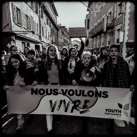 Les jeunes pour le climat - Youth for climate - Manifestation à Gap (Hautes-Alpes), le 29 11 19