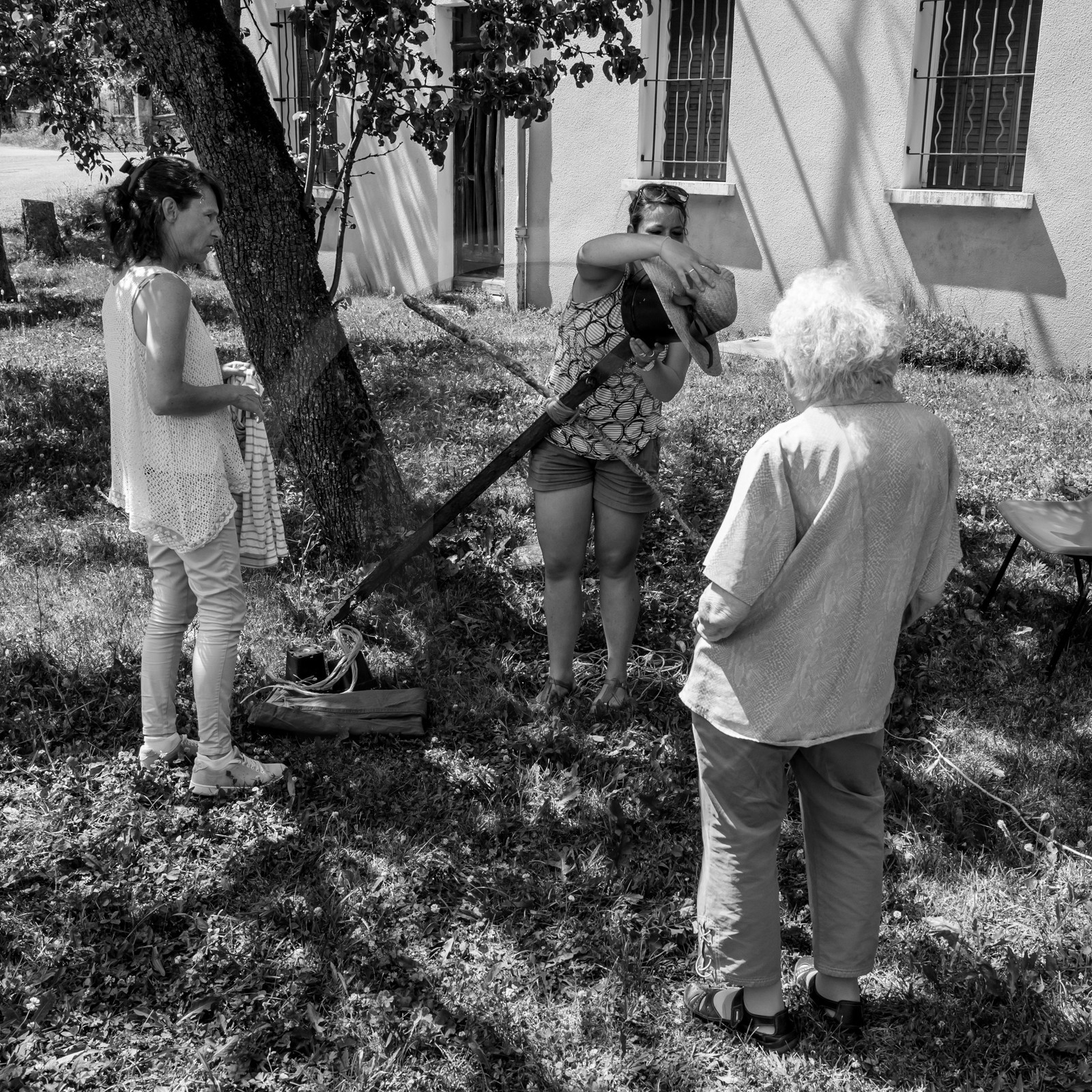 21 juin 2017 - Installation des épouvantails