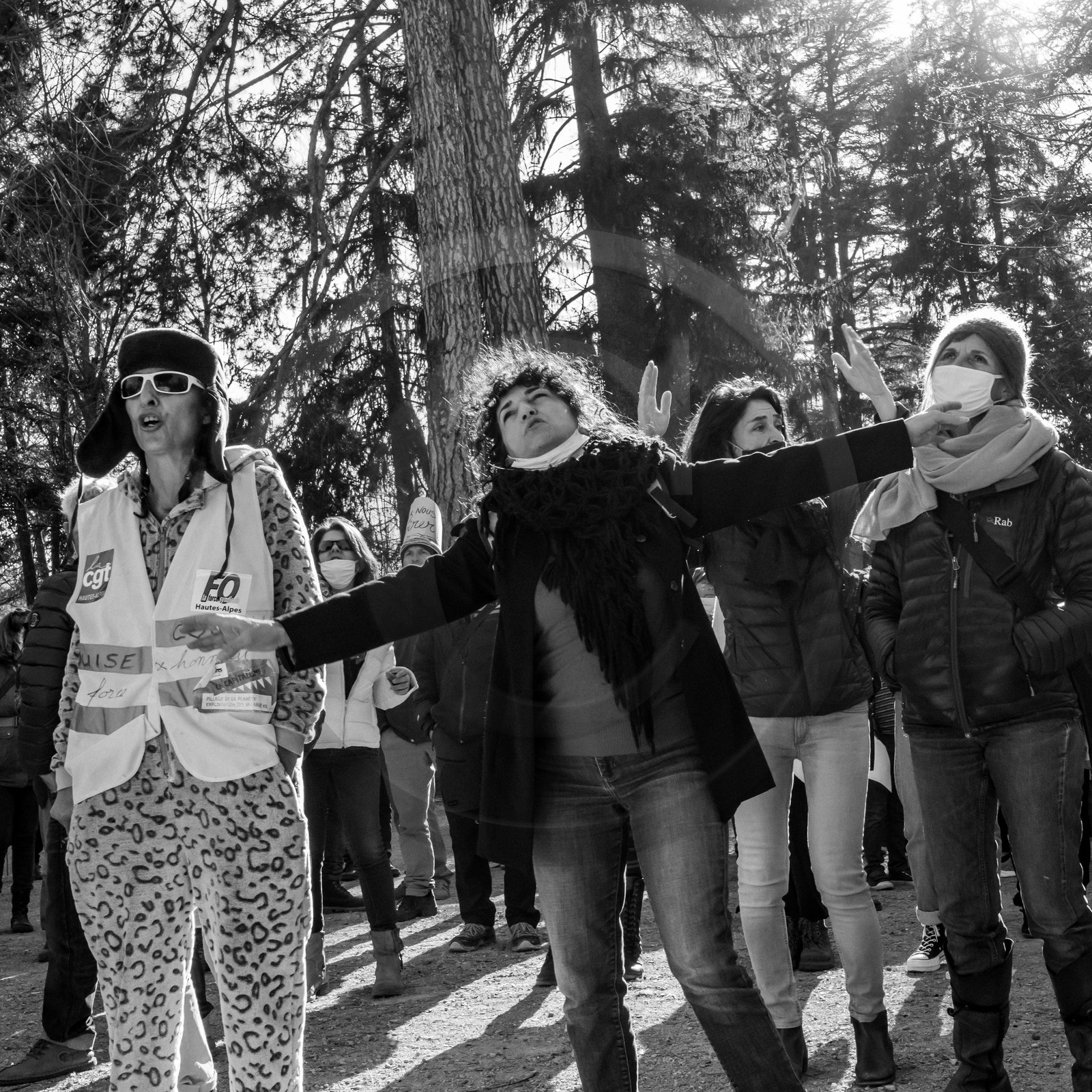 21 mars 2021 - Gap - Mobilisation pour la réouverture des lieux culturels