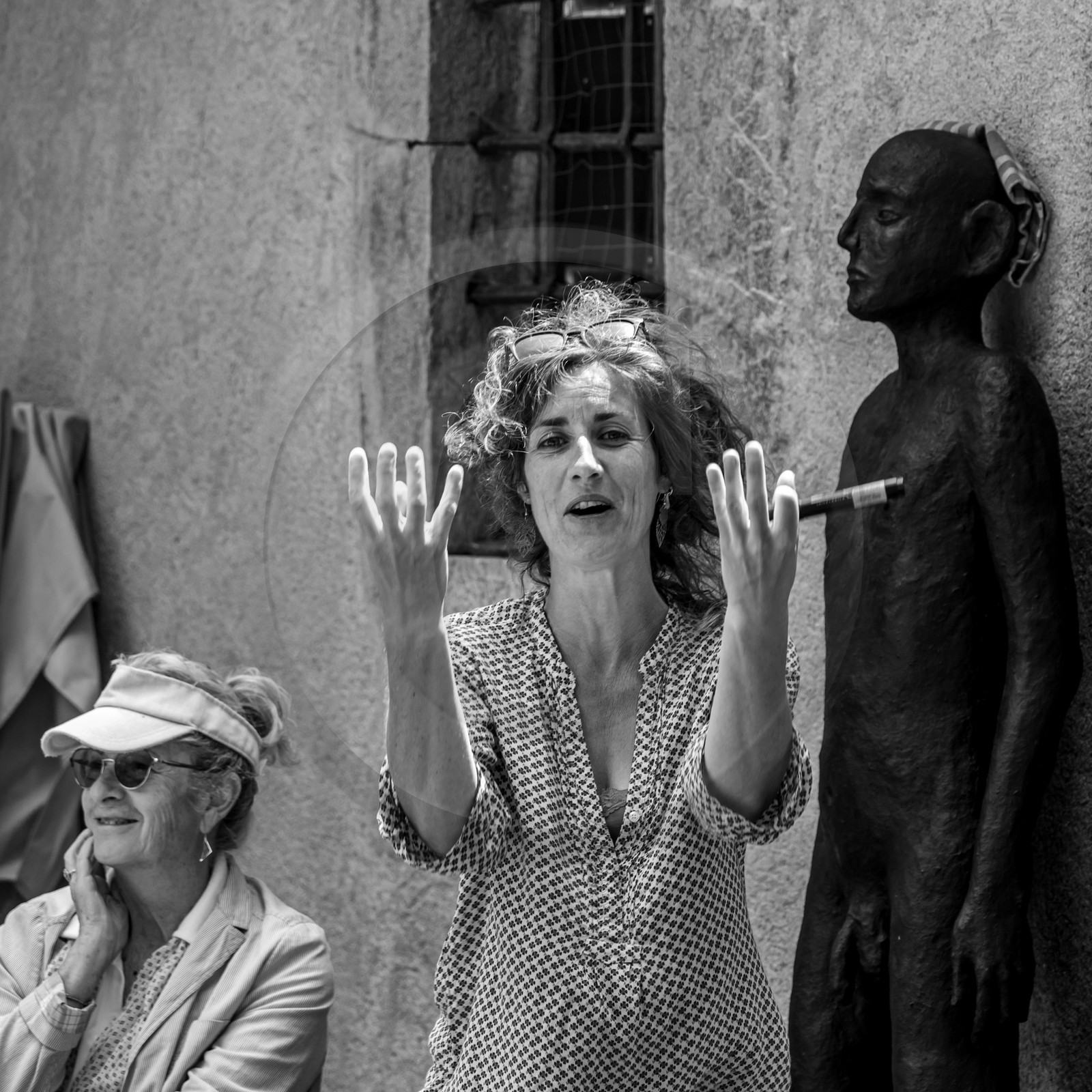 03 juillet 2024 : Création participative de L'homme de l'Ouort avec Barbara Fougnon, artiste plasticienne