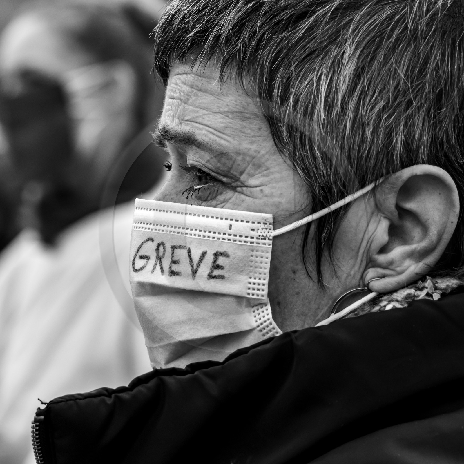 04 février 2021 à Gap (Hautes-Alpes) : Manifestation des soignants oubliés du Ségur de la santé.