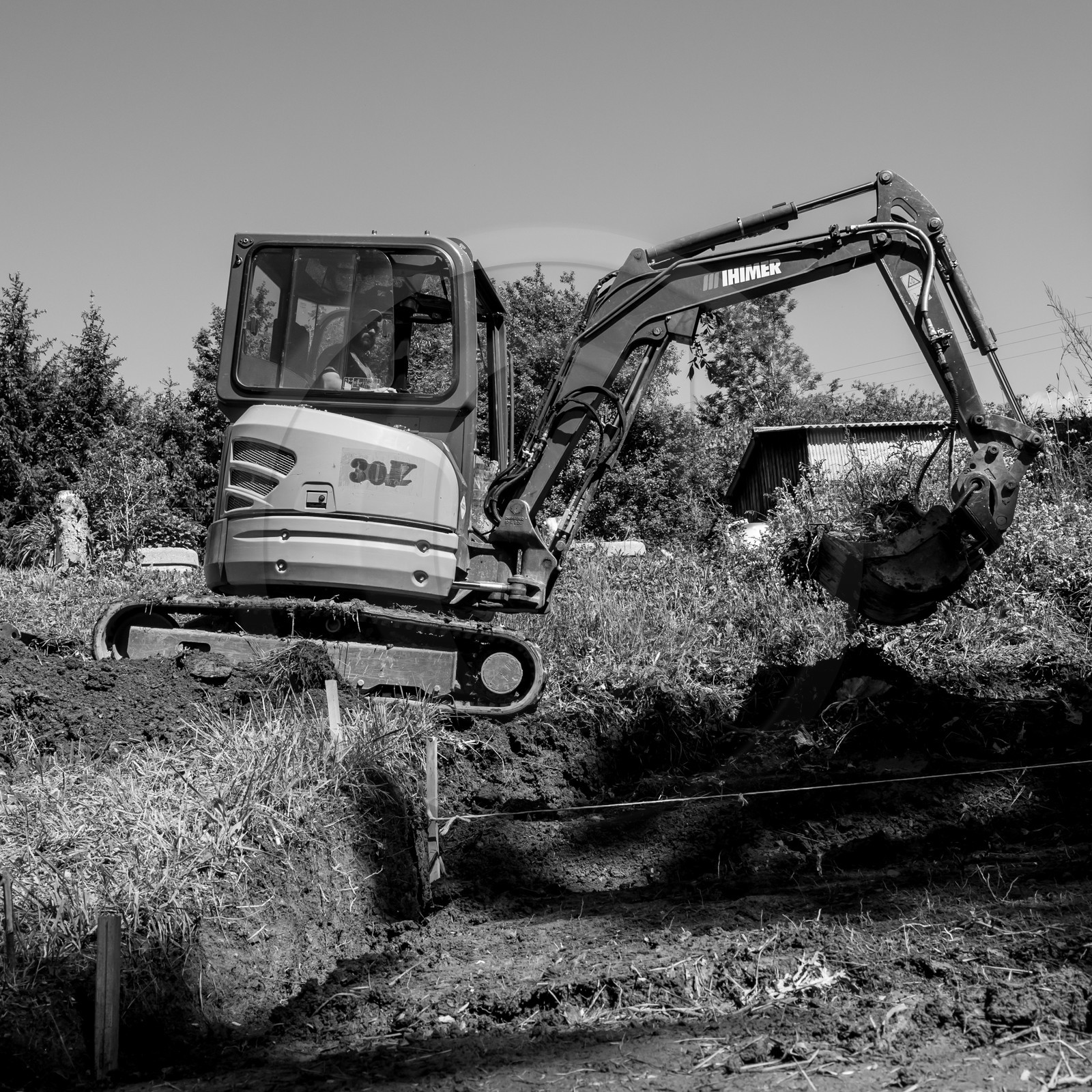 L'installation de la cabane