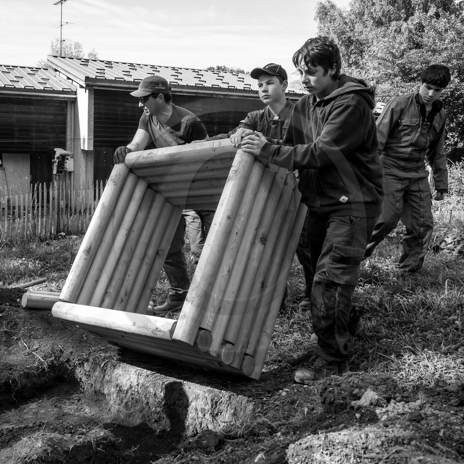 Construction de bacs surélevés