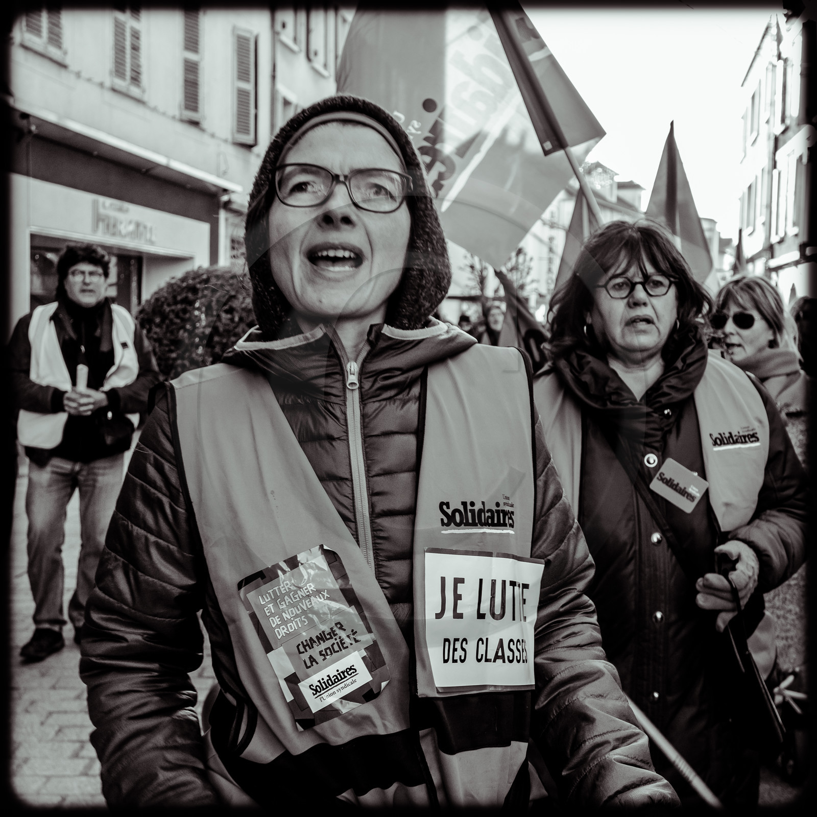 Manifestation à Gap le 10 décembre 2019.