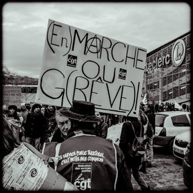 Manifestation à Gap le 17 décembre 2019