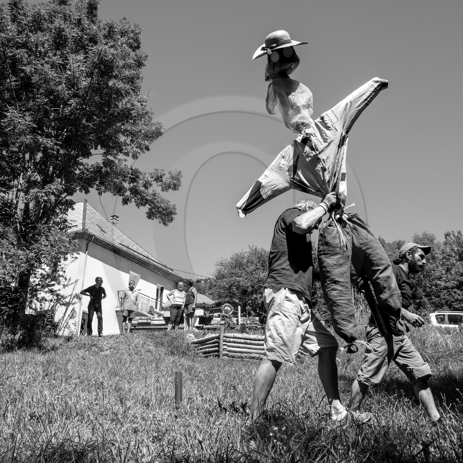 05 juillet 2017 - Installation épouvantails