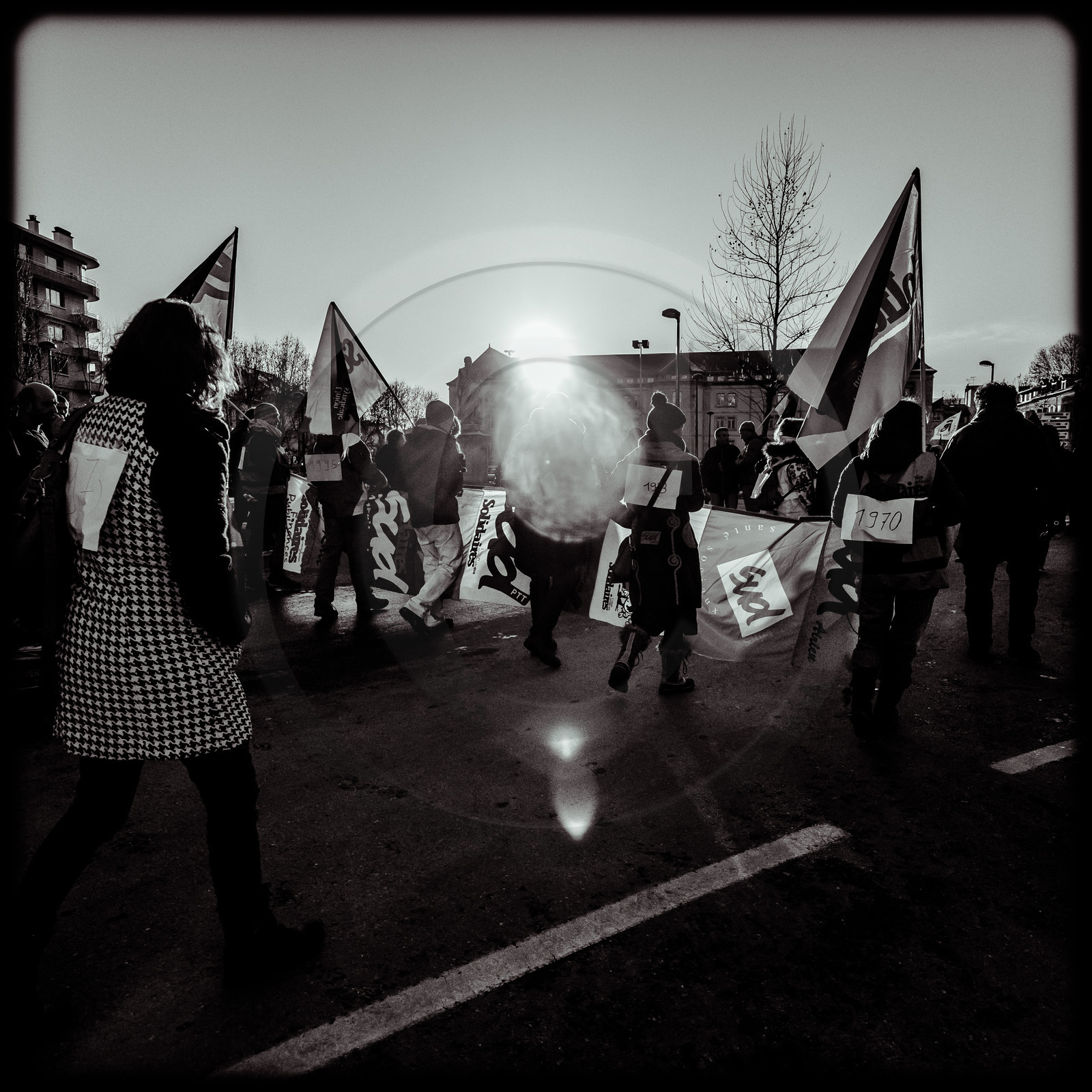 Manifestation à Gap le 12 décembre 2019.