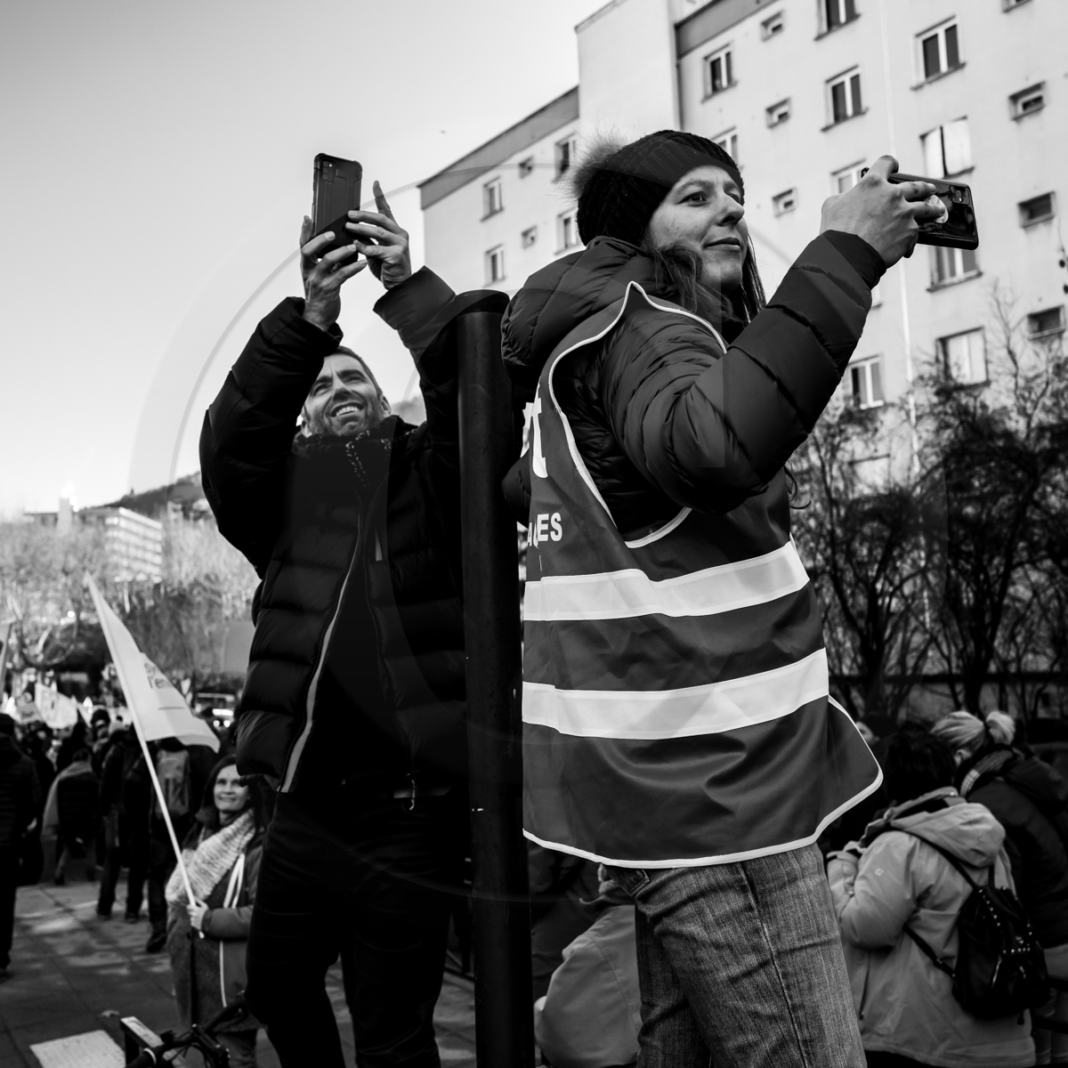 31 janvier 2023 : Manifestation contre la réforme des retraites. Plus de 4000 personnes dans les rues de Gap (Hautes-Alpes).