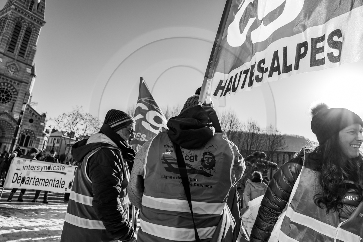 7 février 2023 : Défenses de retraites à Gap