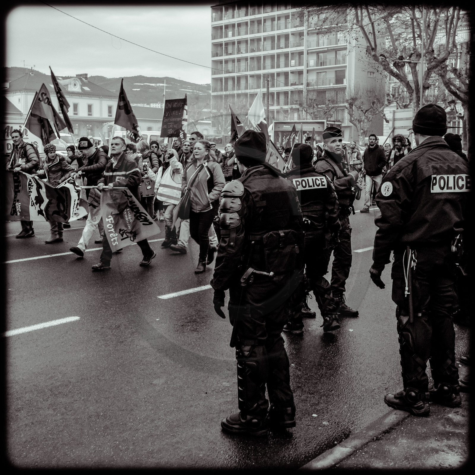 Manifestation à Gap le 17 décembre 2019