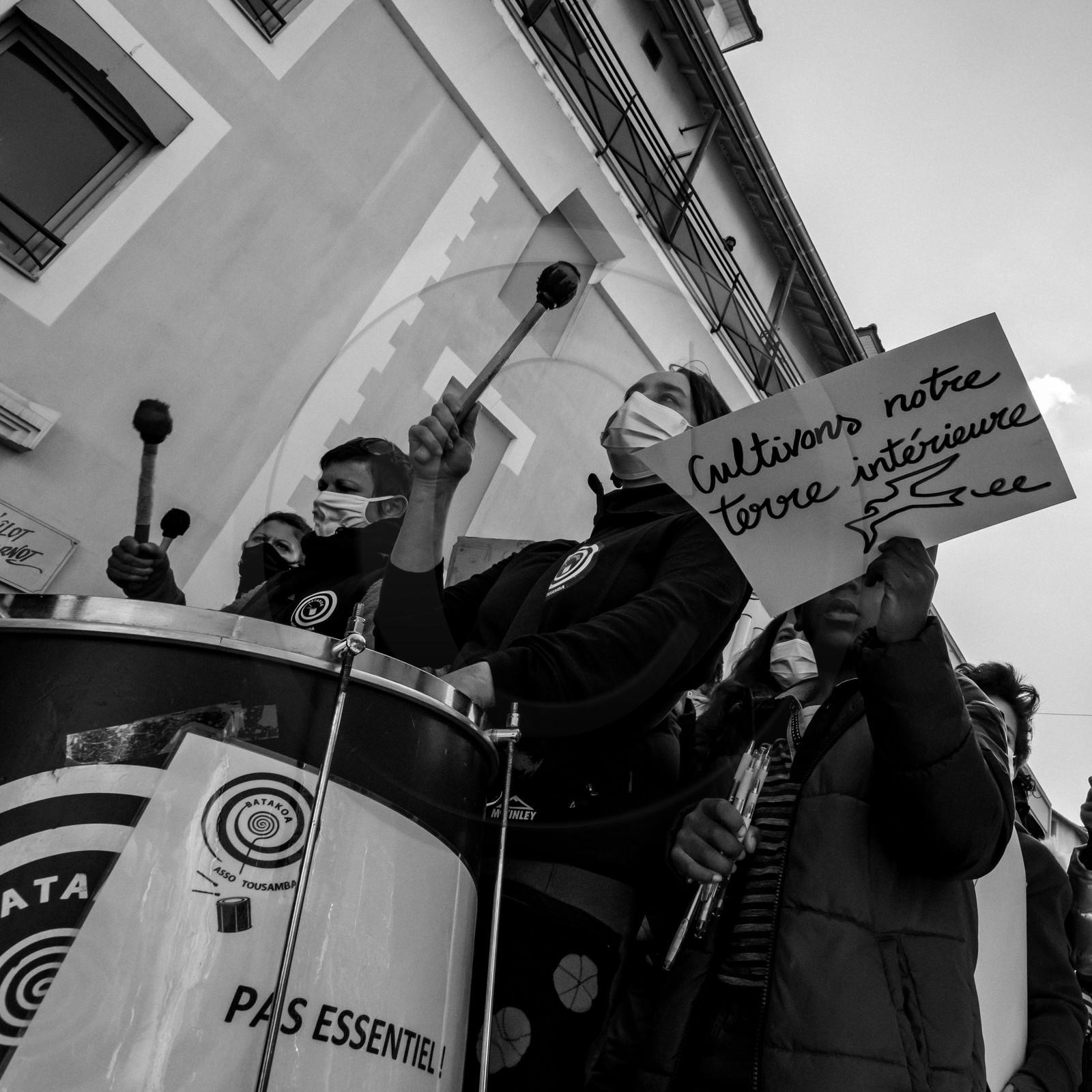 21 mars 2021 - Gap - Mobilisation pour la réouverture des lieux culturels