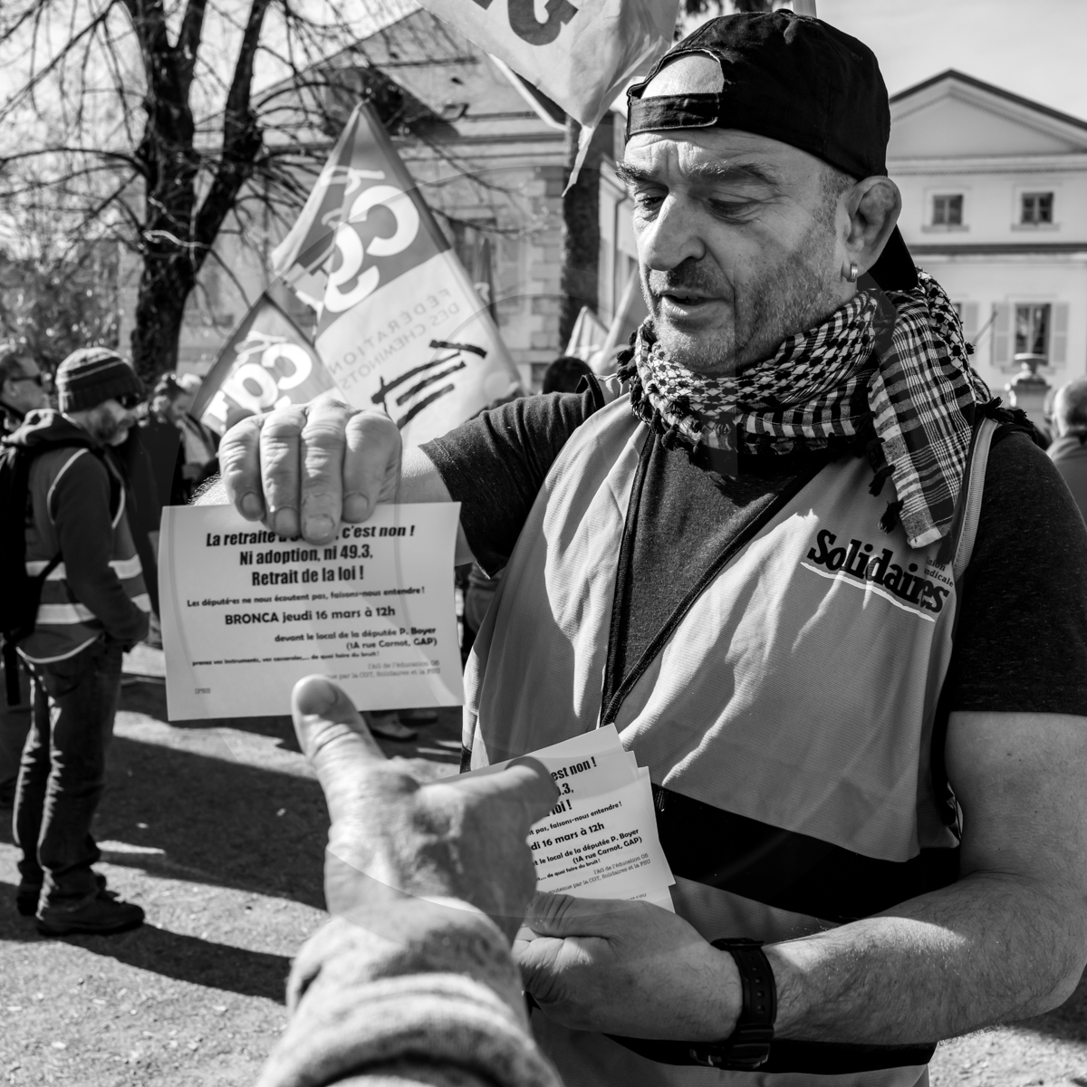 16 mars 2023 : Manifestation contre la réforme des retraites à Gap