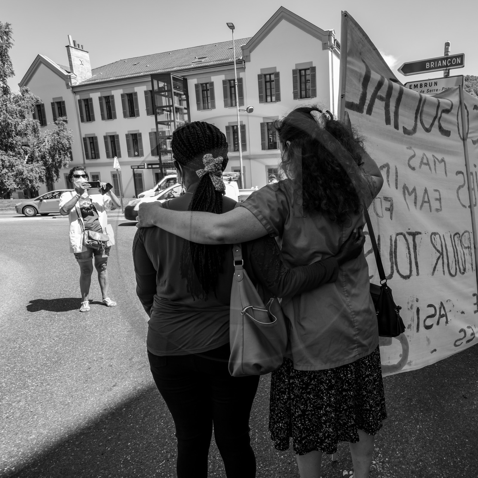 15 juin 2021 à Gap (Hautes-Alpes) : Manifestation des soignants oubliés du Ségur de la santé.