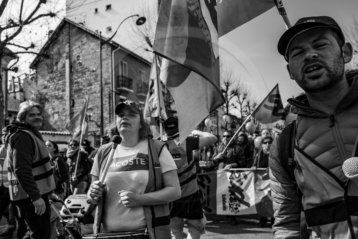 7 mars 2023 : Manifestation contre la réforme des retraites à Gap