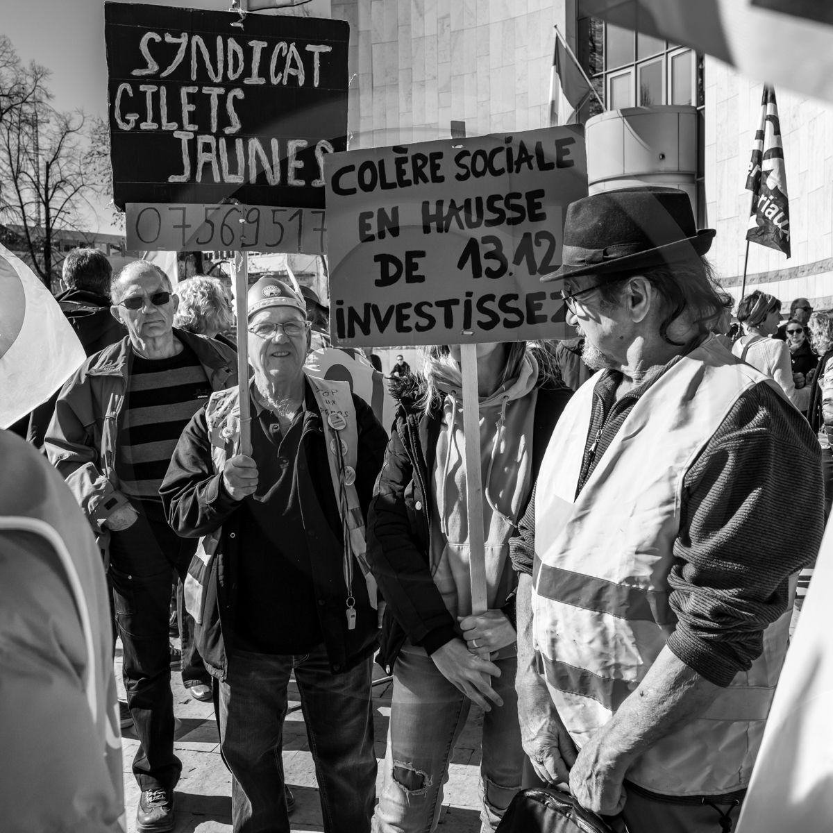 16 février 2023 : Manifestation contre la réforme des retraites à Gap (Hautes-Alpes)