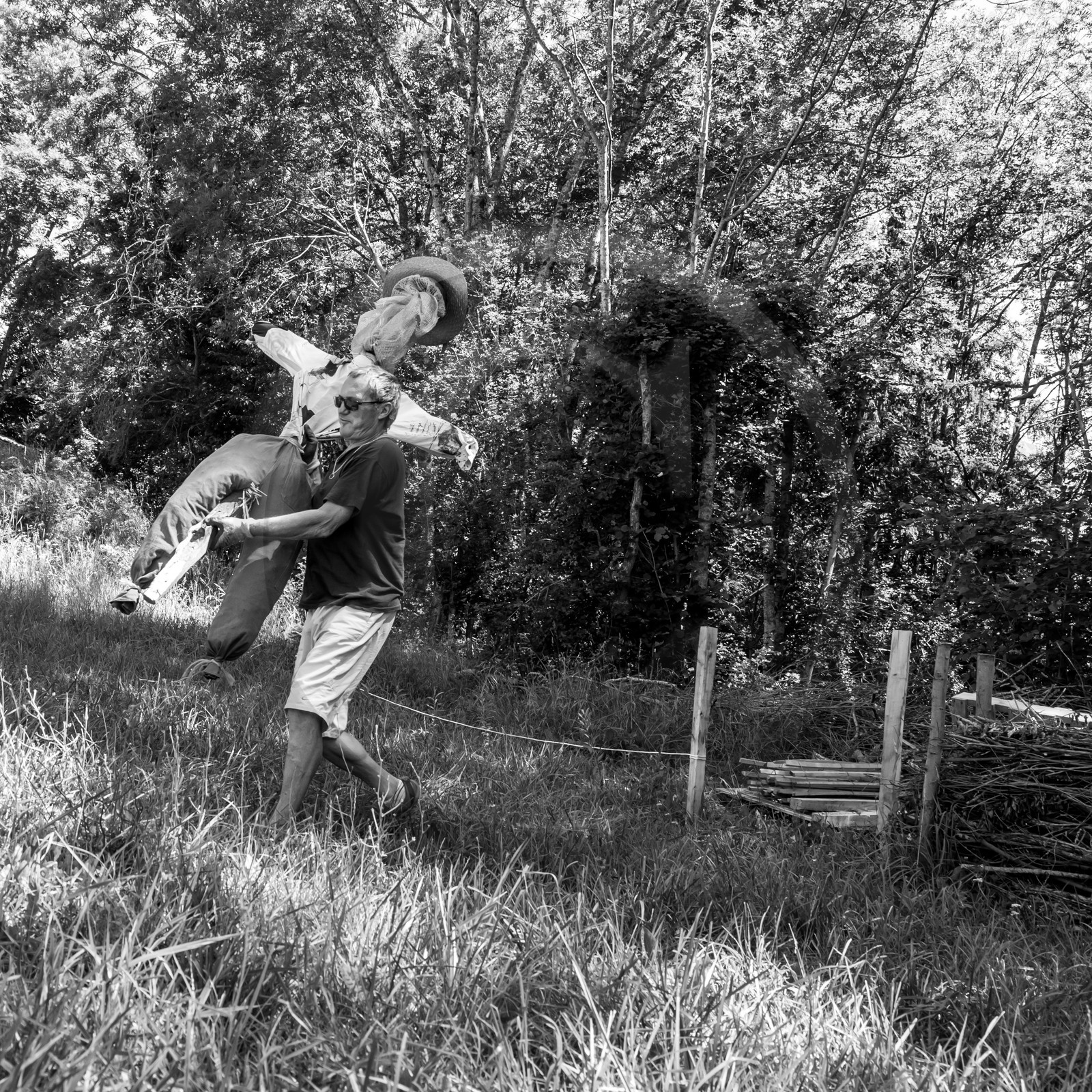 05 juillet 2017 - Installation épouvantails