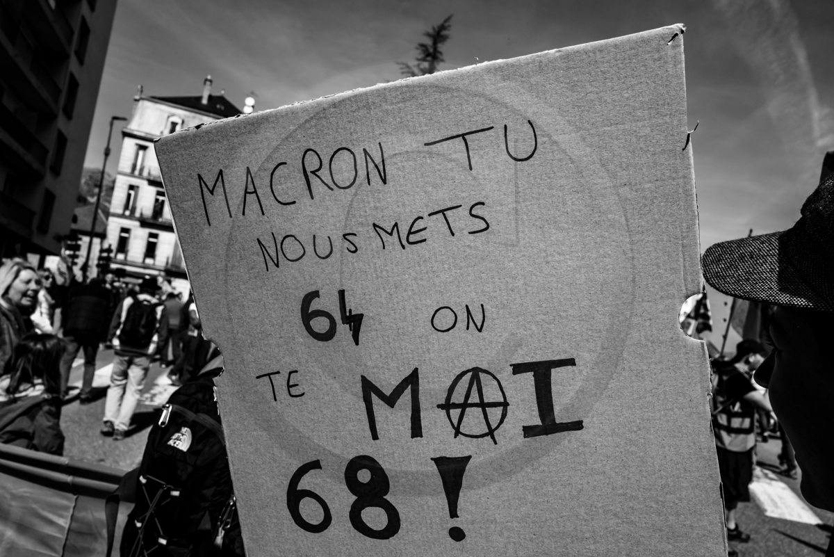 16 mars 2023 : Manifestation contre la réforme des retraites à Gap