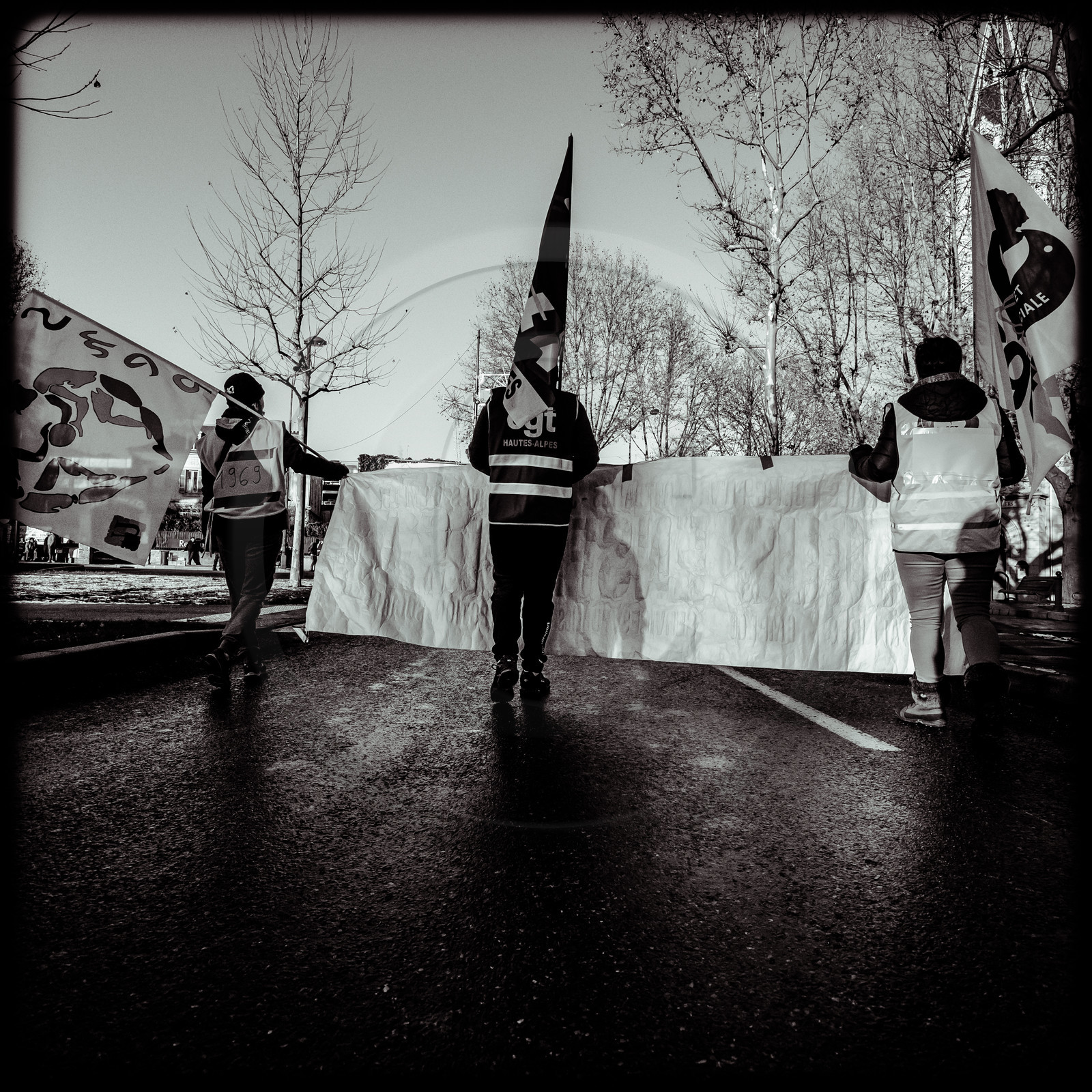Manifestation à Gap le 12 décembre 2019.