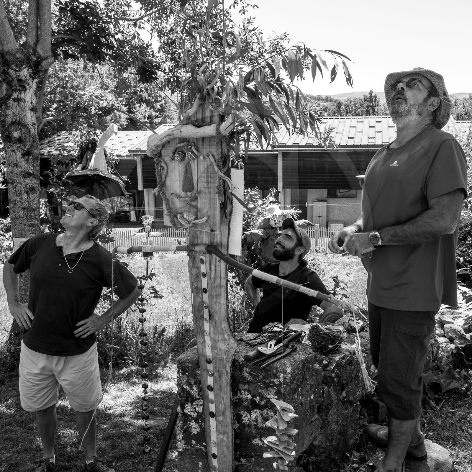 05 juillet 2017 - Installation épouvantails
