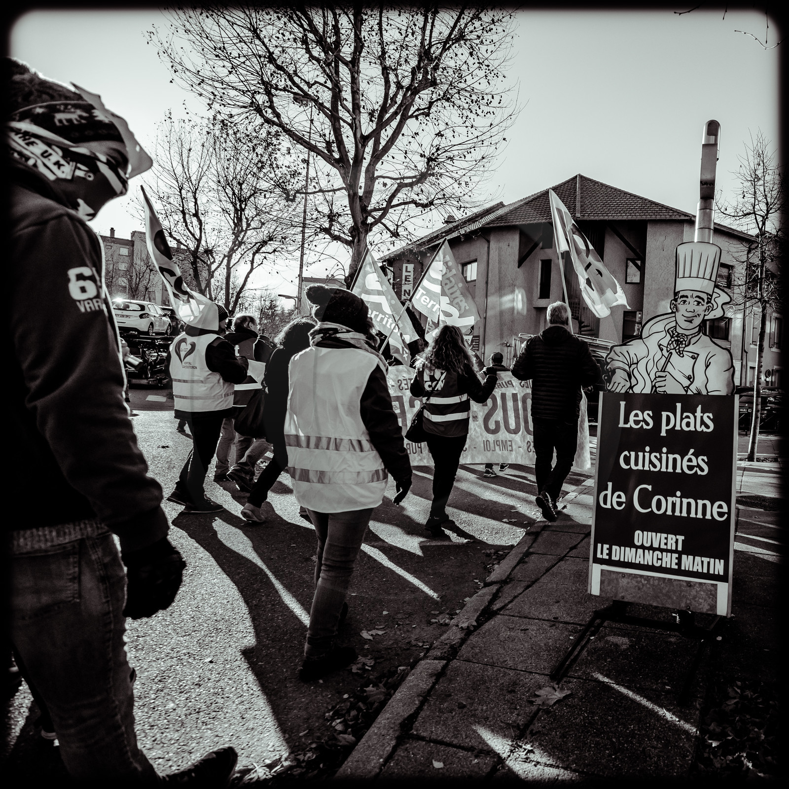Manifestation à Gap le 10 décembre 2019.
