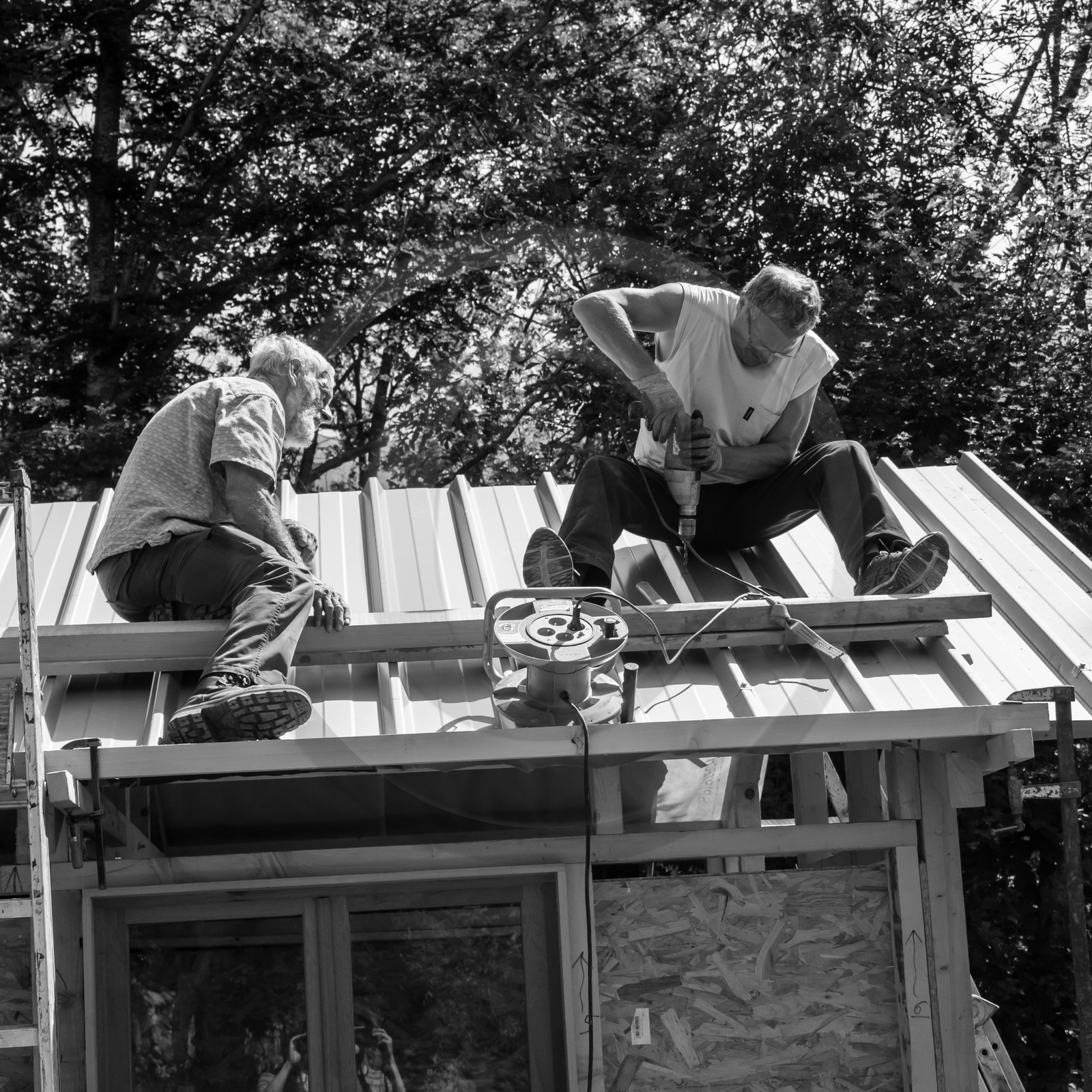 Construction d'une cabane