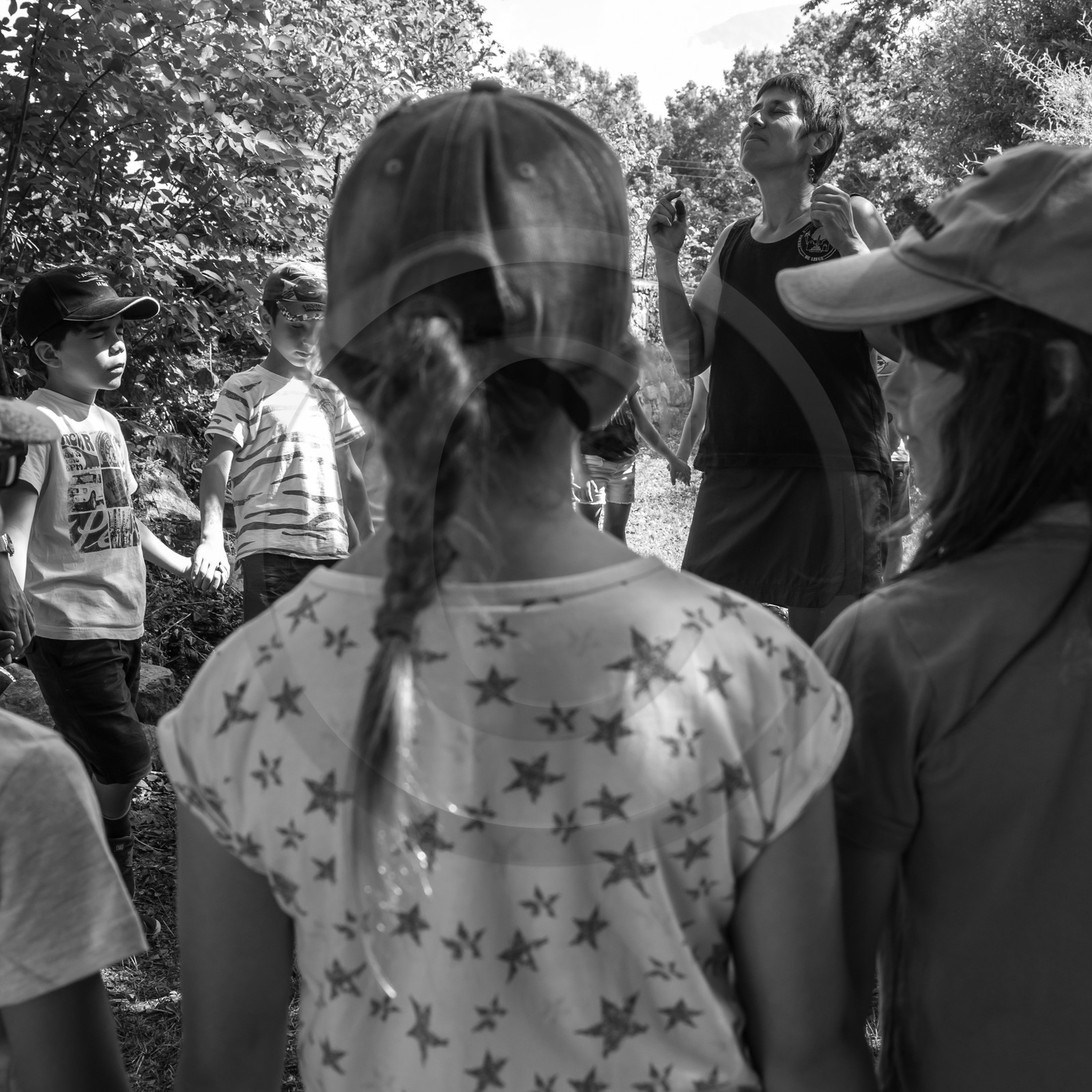 Avec l'école de Saint-Bonnet