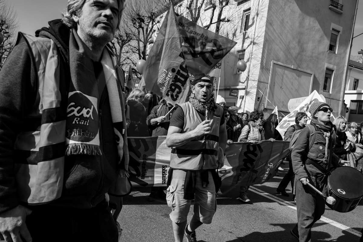 7 mars 2023 : Manifestation contre la réforme des retraites à Gap