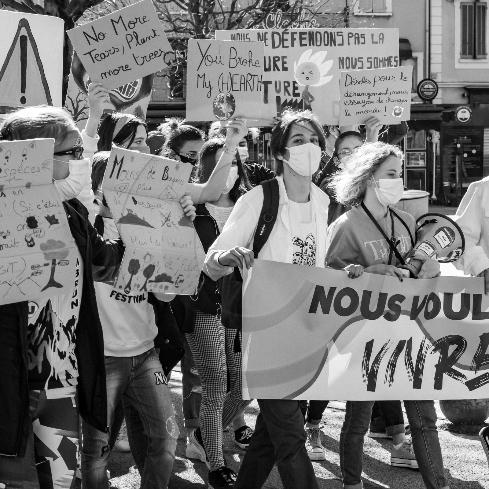 27 mars 2021 : Manifestation des jeunes pour le climat à Gap