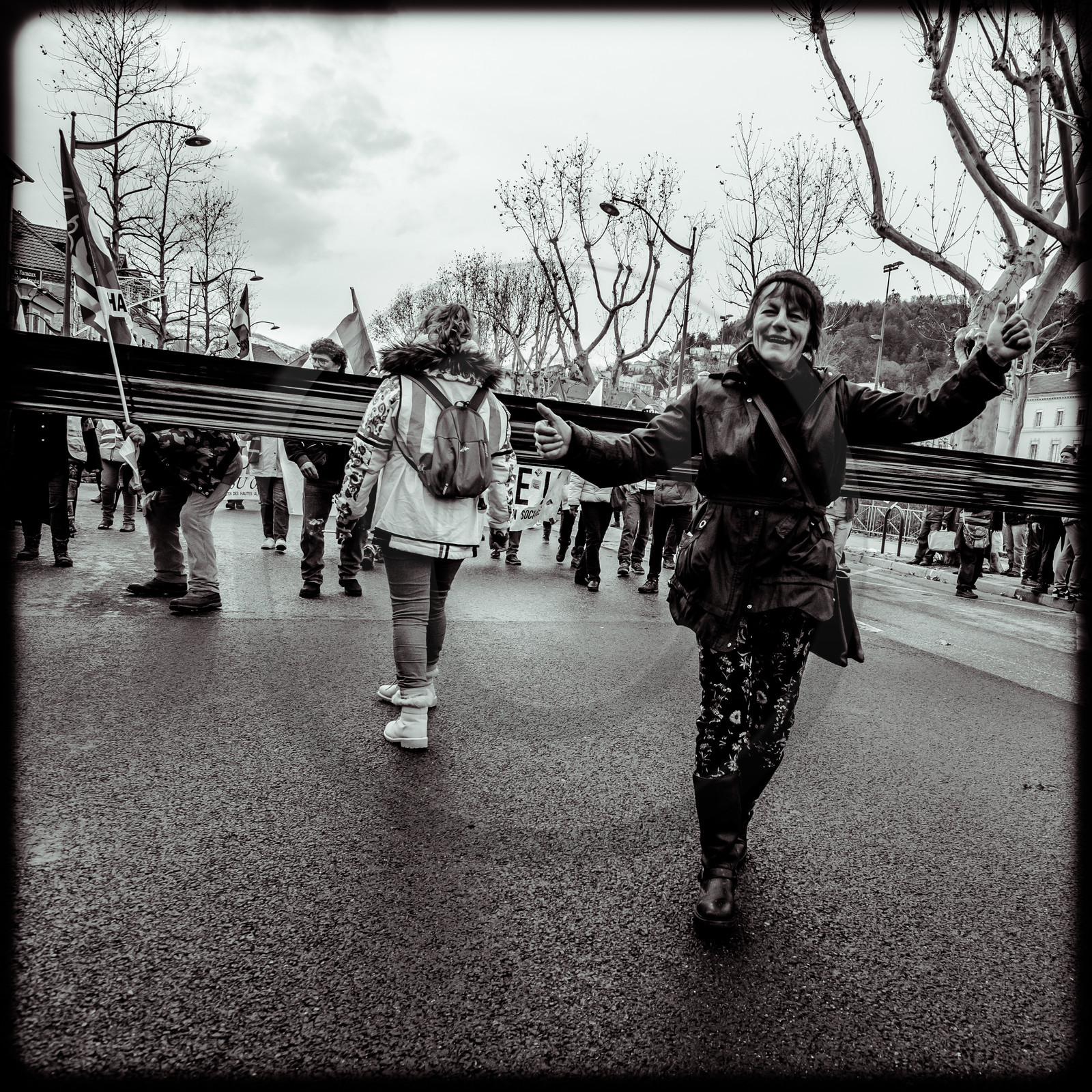 Manifestation à Gap le 17 décembre 2019