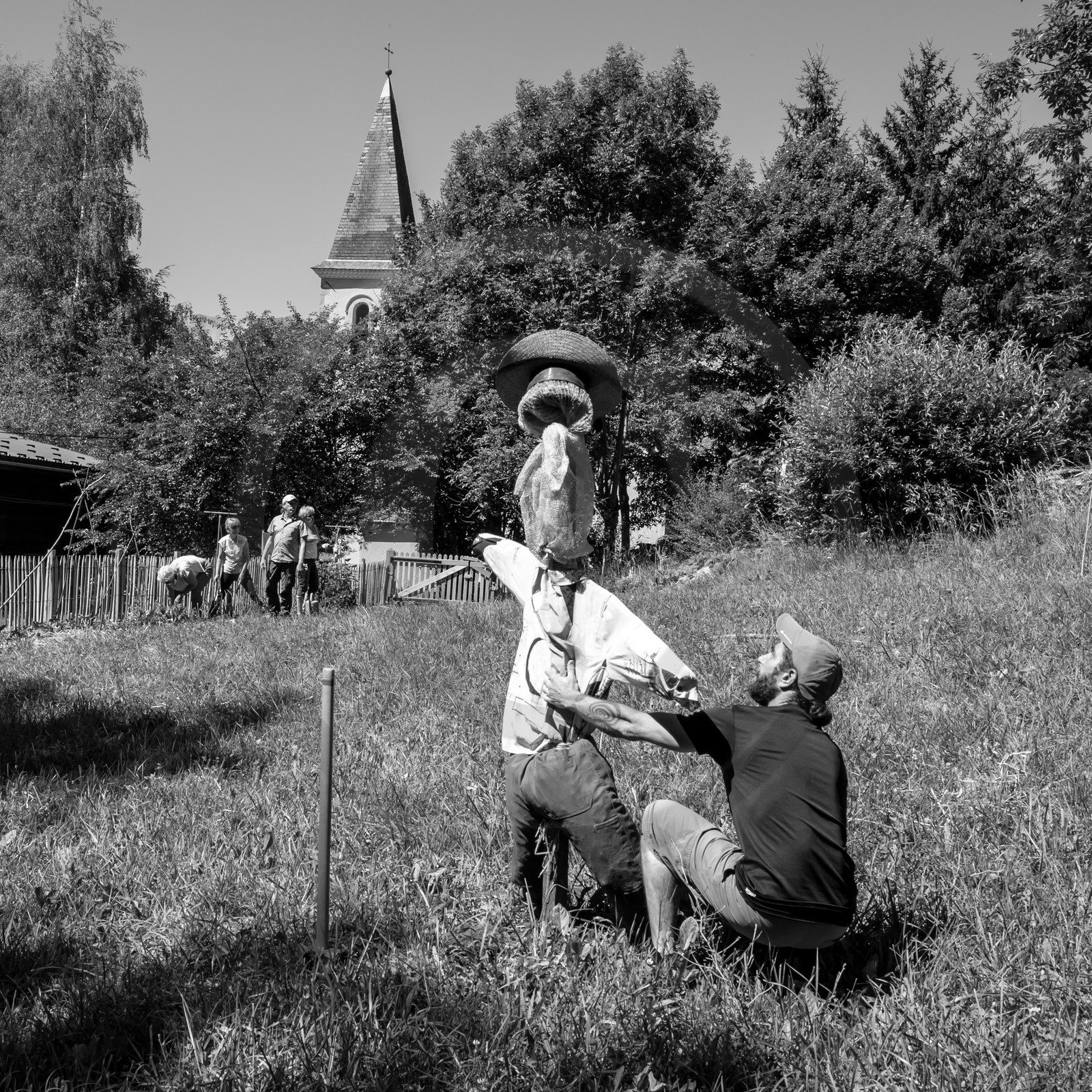 05 juillet 2017 - Installation épouvantails