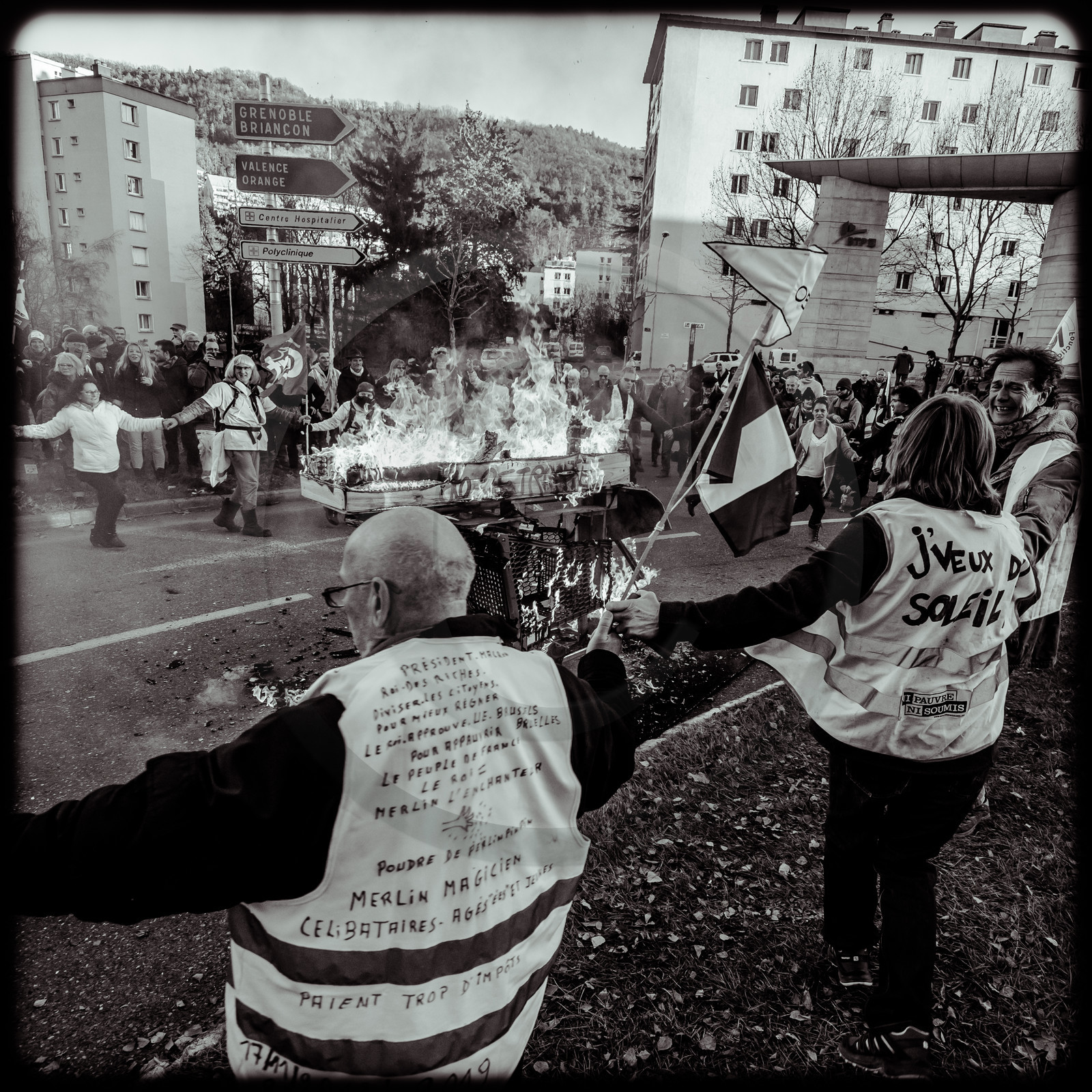 Manifestation à Gap le 09 janvier 2020