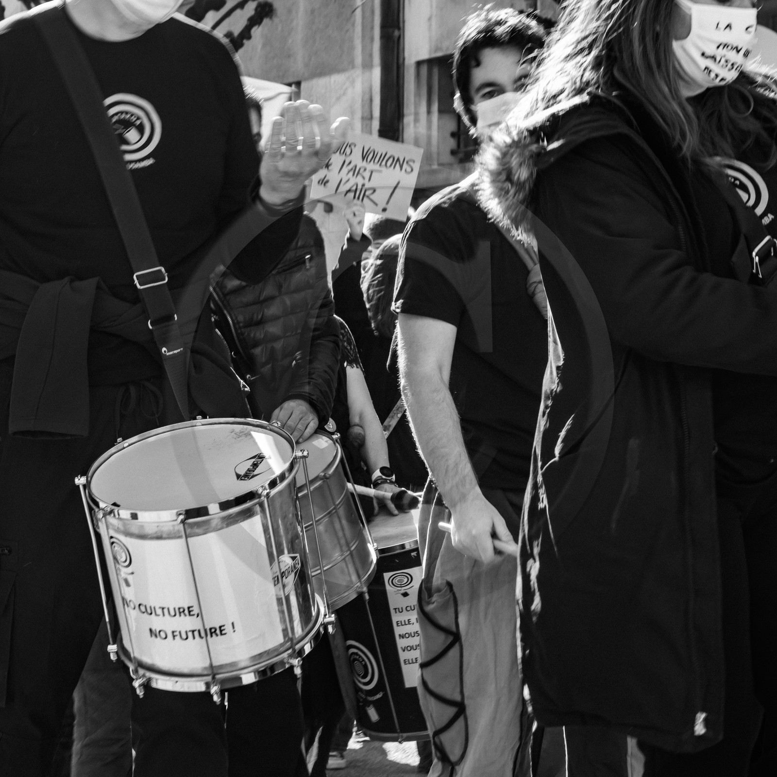 21 mars 2021 - Gap - Mobilisation pour la réouverture des lieux culturels