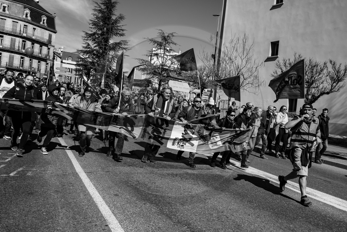 7 mars 2023 : Manifestation contre la réforme des retraites à Gap