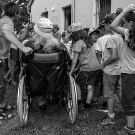 Avec l'école de Saint-Bonnet