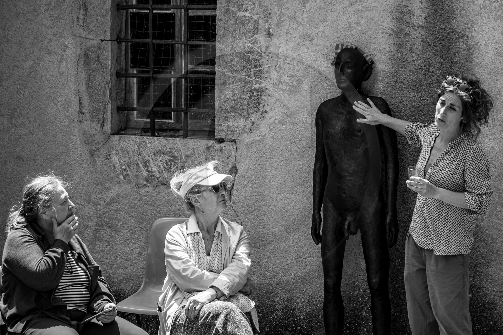 03 juillet 2024 : Création participative de L'homme de l'Ouort avec Barbara Fougnon, artiste plasticienne