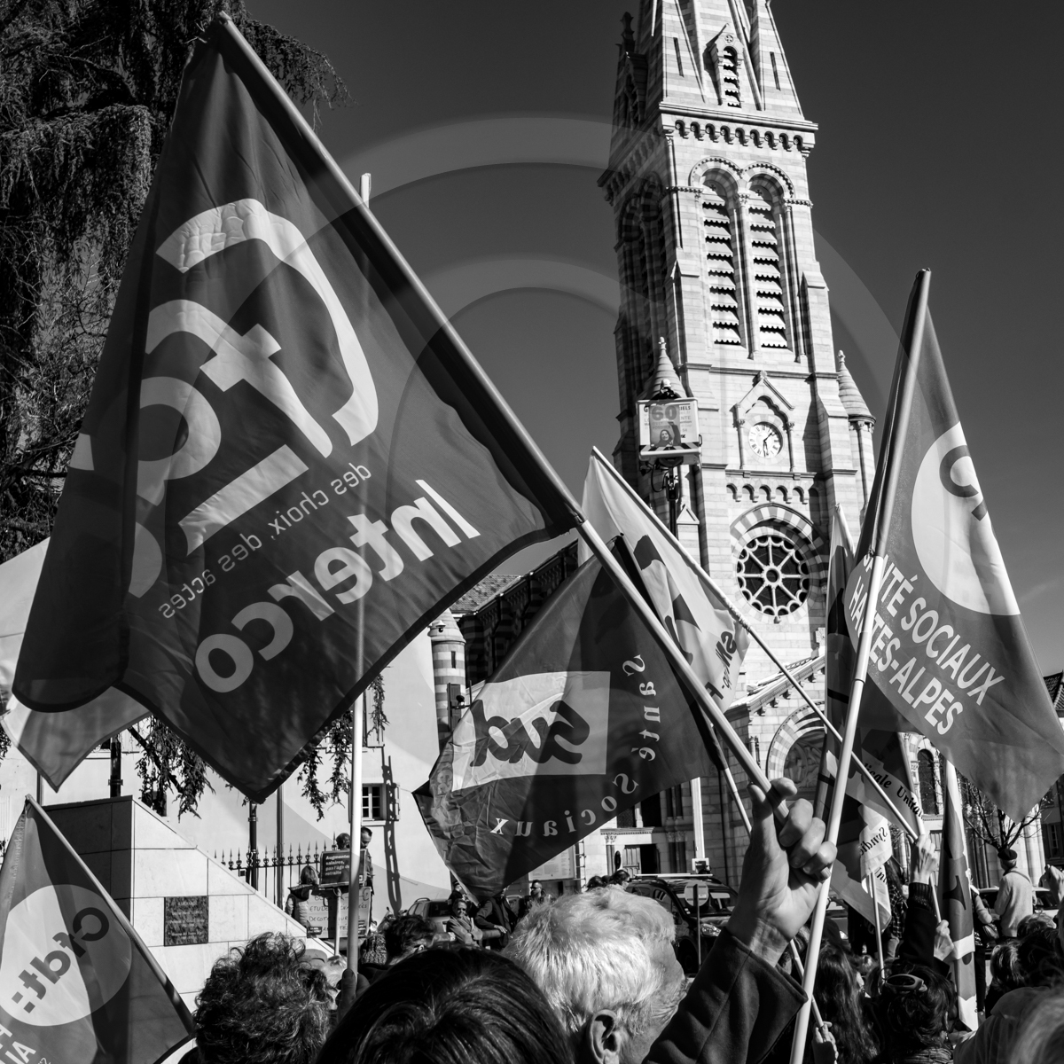16 février 2023 : Manifestation contre la réforme des retraites à Gap (Hautes-Alpes)