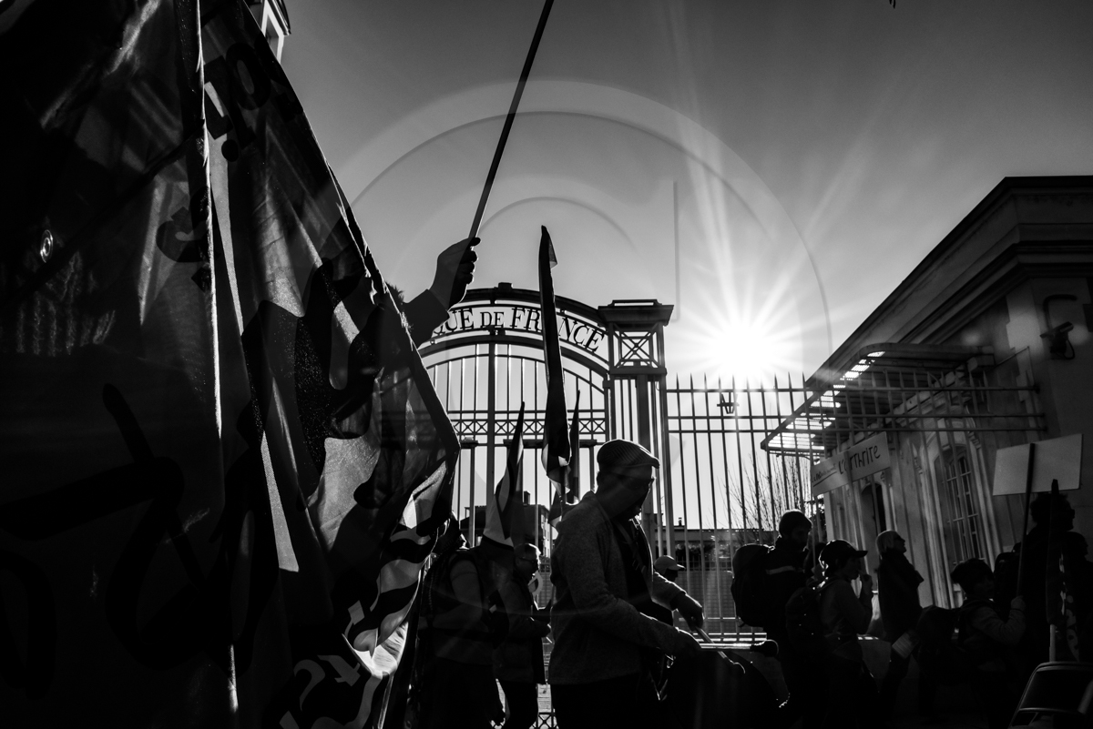 11 février 2023 : Manifestation contre la réforme des retraites à Gap (Hautes-Alpes)