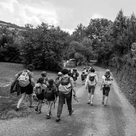 Avec l'école de Saint-Bonnet