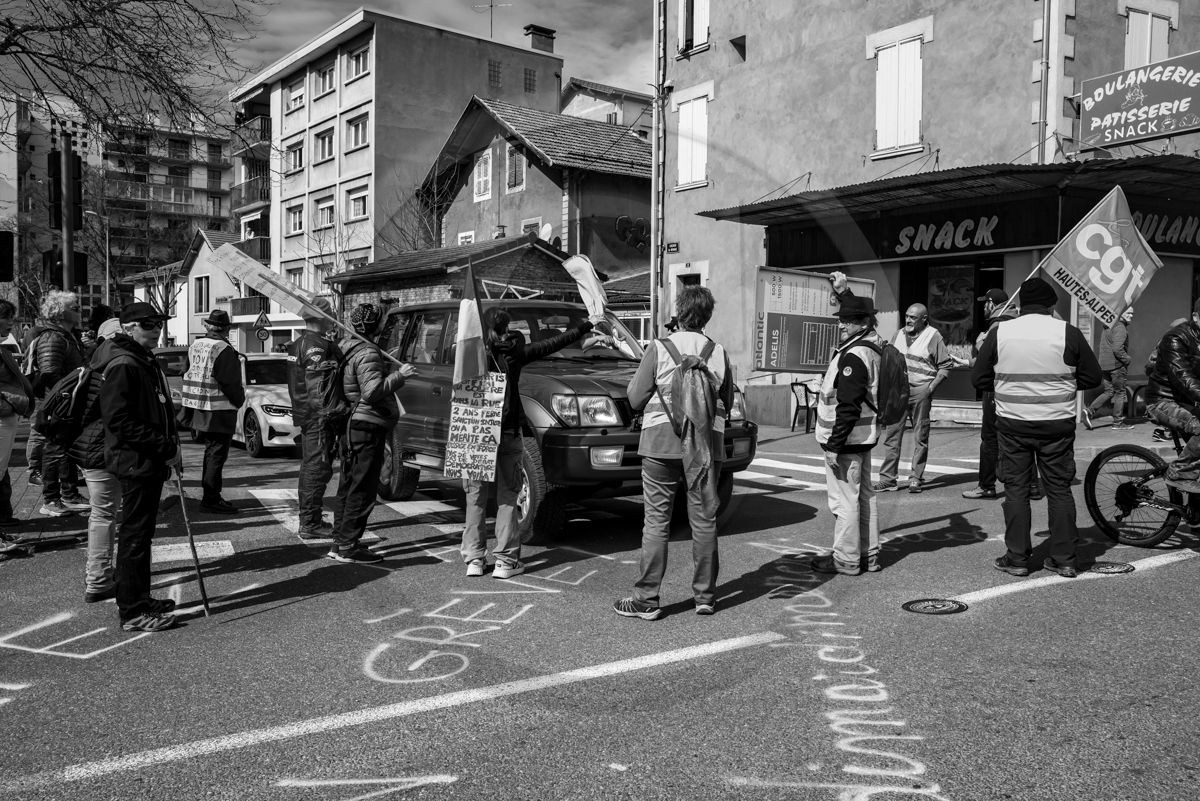 18 mars 2023 : Manifestation contre la réforme des retraites à Gap