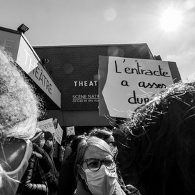 21 mars 2021 - Gap - Mobilisation pour la réouverture des lieux culturels