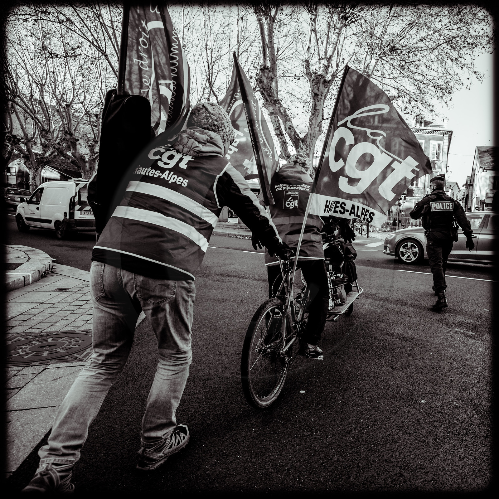 Manifestation à Gap le 10 décembre 2019.